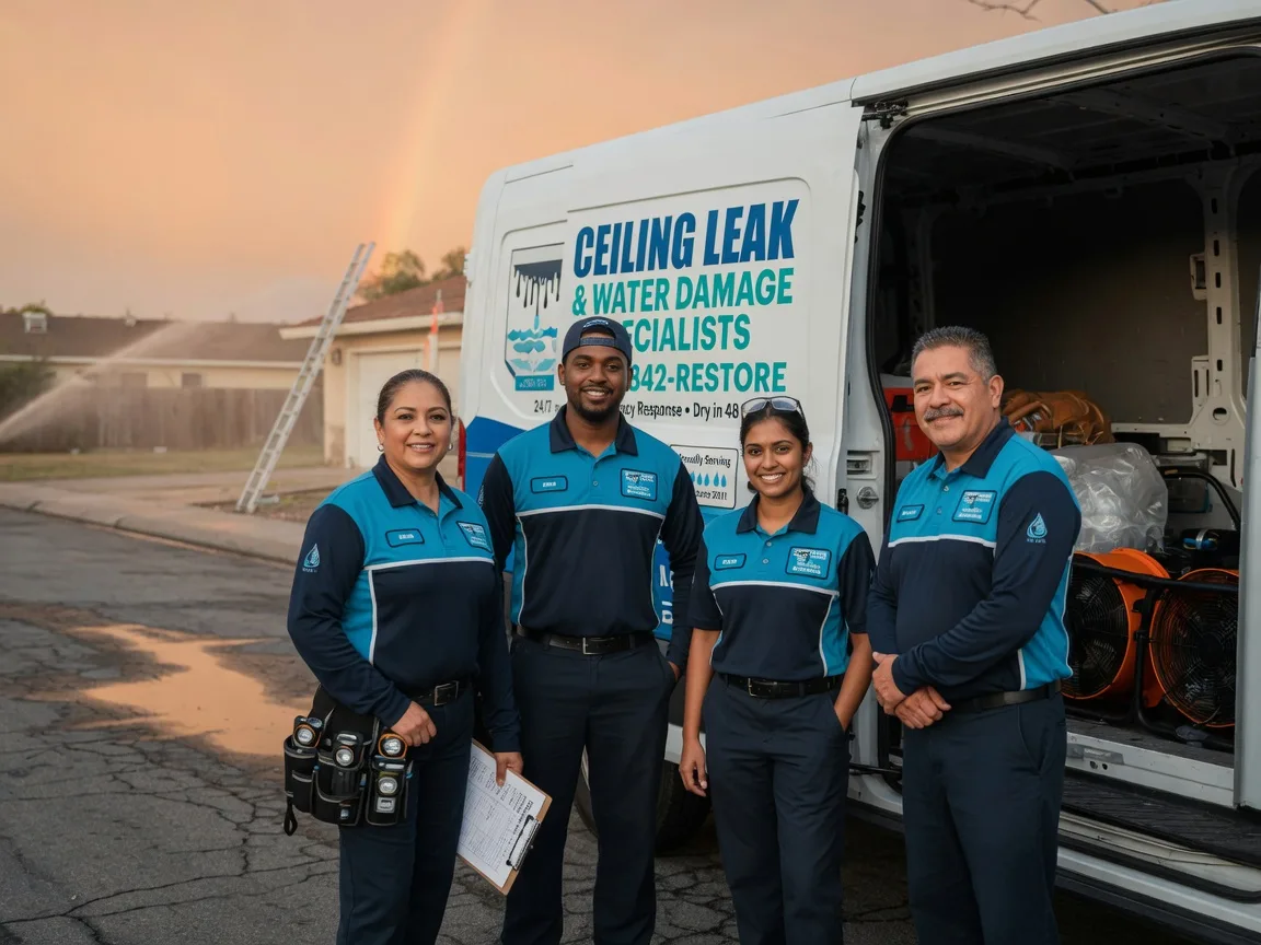 Ceiling Leak Cleanup company in Wanette, OK